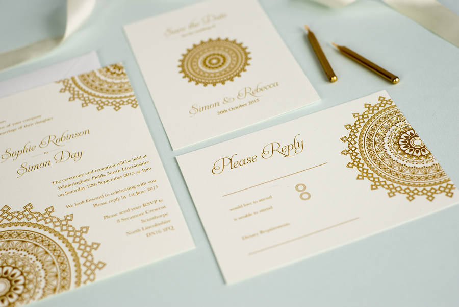 'Eternity' Wedding Stationery Set By Bonnie Blackbird ...