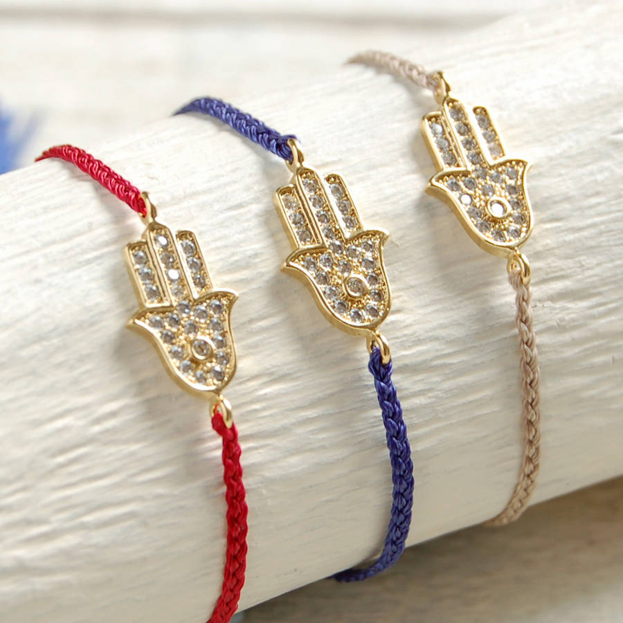fatima hand friendship bracelet by highland angel