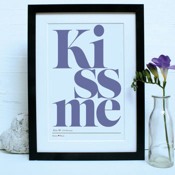 Personalised Our First Dance Song Framed Print, 10 of 12