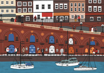 Personalised Ramsgate Harbourscape Print, 2 of 6
