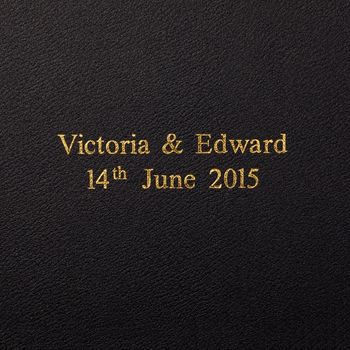 Personalised Large Leather Scrapbook, 7 of 9