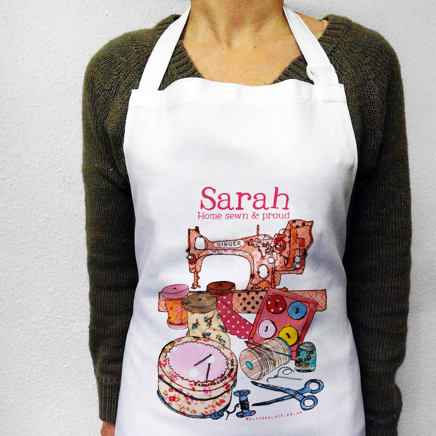 Personalised Sewing Apron, 1 of 9
