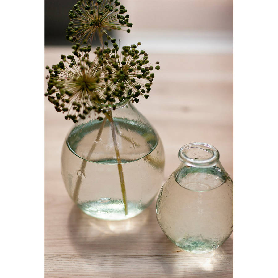 Recycled Glass Vase / Large By Garden Selections | notonthehighstreet.com