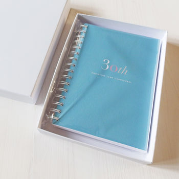 Personalised 30th Birthday Journal Or Guest Book, 2 of 11