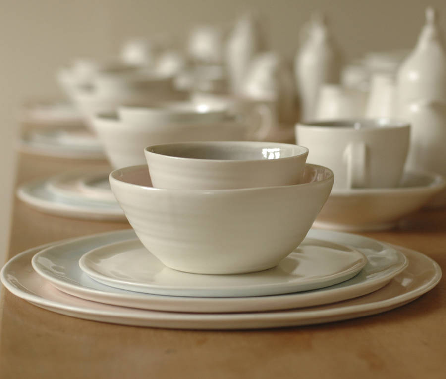 Handmade Porcelain Dinner Set, 1 of 10