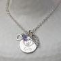 Personalised Silver New Mum Charm Necklace, thumbnail 1 of 6