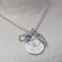 Personalised Silver New Mum Charm Necklace, thumbnail 2 of 6