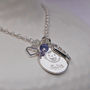 Personalised Silver New Mum Charm Necklace, thumbnail 3 of 6
