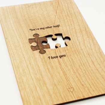 Jigsaw 'My Other Half' Card, 2 of 7