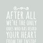 'Heard My Heart' Personalised Mothers Print, thumbnail 6 of 7