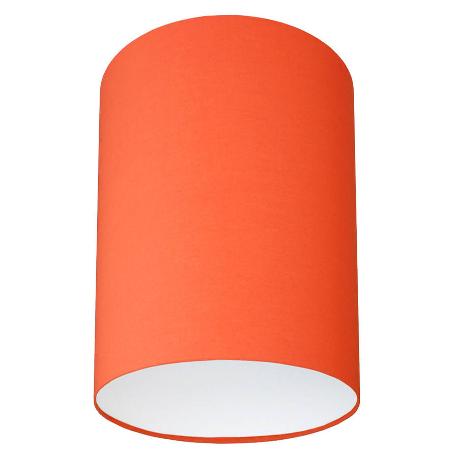 Plain Bright Coloured Lampshade 40 Colours By Quirk Small Deep