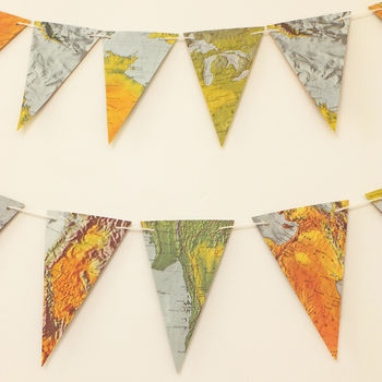 Vintage Map Bunting, 2 of 5
