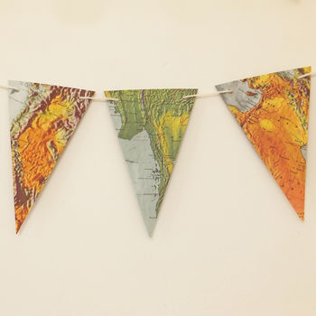 Vintage Map Bunting, 3 of 5