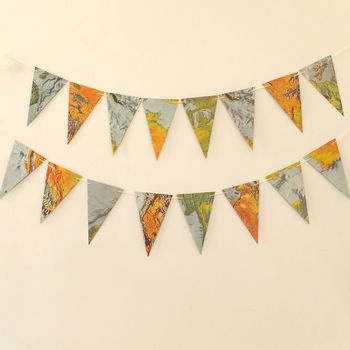 Vintage Map Bunting, 4 of 5