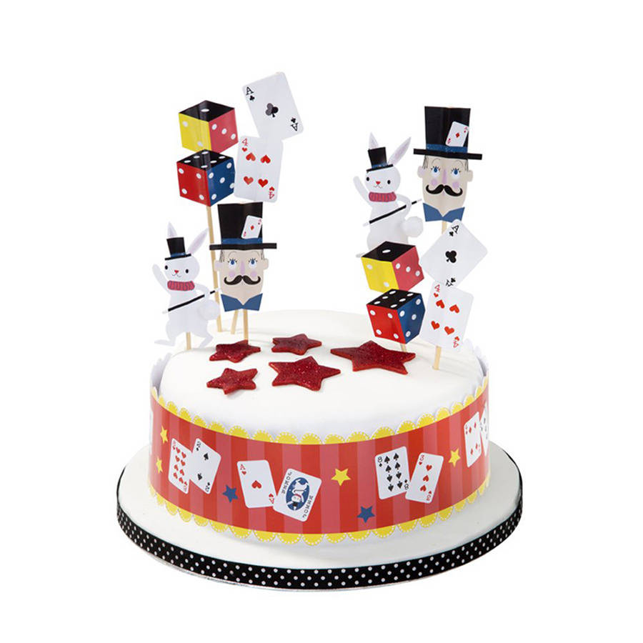 magic party cake toppers by postbox party | notonthehighstreet.com