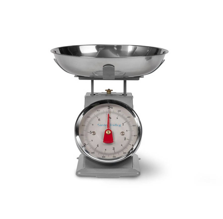 Kitchen Weighing Scales In Flint Grey By Garden Selections