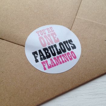 'You're One Fabulous Flamingo' Mothers Day Card, 5 of 5