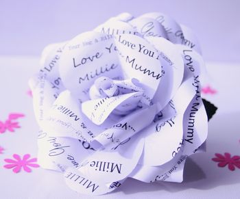 'Love You Mummy' Paper Rose, 6 of 8
