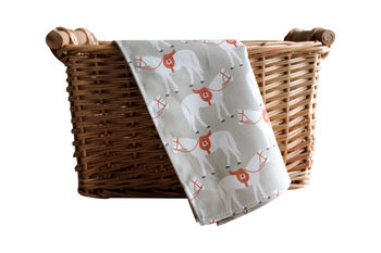 Fergie Horse Design Cotton Tea Towel, 5 of 7