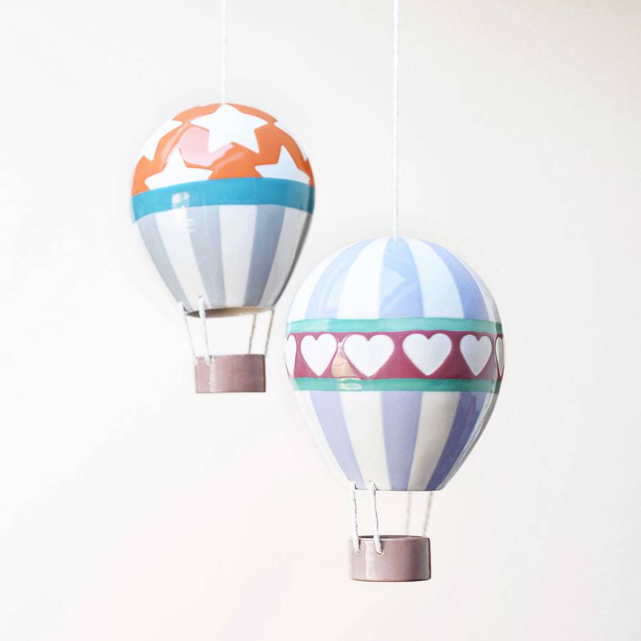 Ceramic Star Hot Air Balloon By Kate Charlton Ceramics ...