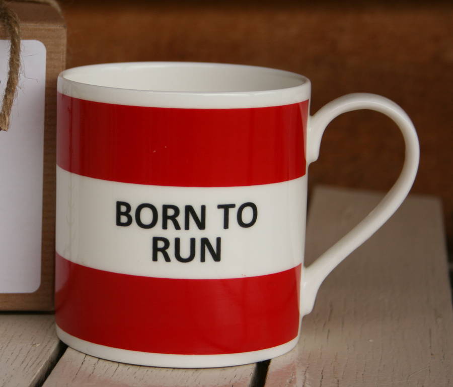 'Born To Run' Fine Bone China Mug, 1 of 3