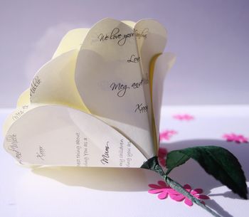 Personalised Grand Mother Paper Rose, 6 of 7
