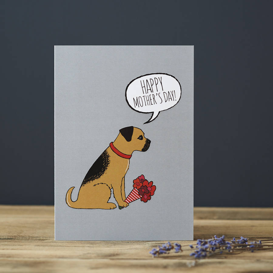 Best Of 70 Border Terrier Mother's Day Card
