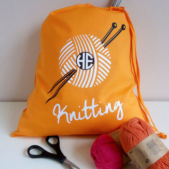 Personalised Knitting Bag, 2 of 3