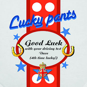 Funny Personalised Lucky Pants Men And Ladies Underwear, 4 of 4