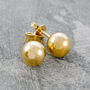 Large Classic Sterling Silver Ball Stud Earrings, thumbnail 7 of 8