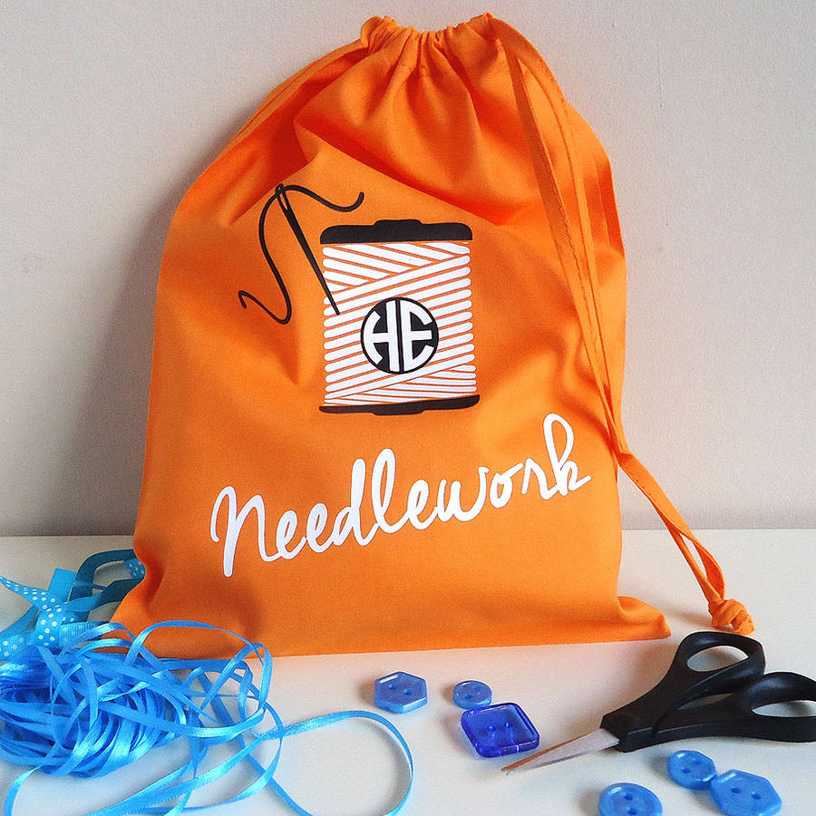 Personalised Needlework Bag By FROZEN FIRE | notonthehighstreet.com