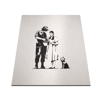 Banksy Wizard Of Oz Stop And Search Sticker, 2 of 3