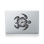 Tribal Turtle Decal For Macbook, thumbnail 1 of 4