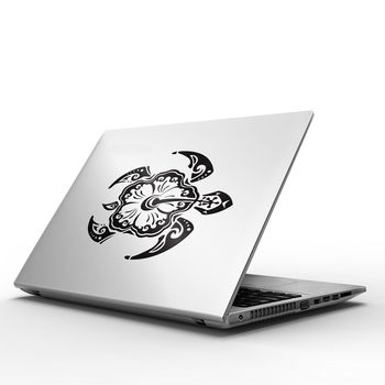 Tribal Turtle Decal For Macbook, 3 of 4