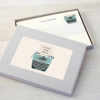Personalised Typewriter Writing Set, 3 of 7