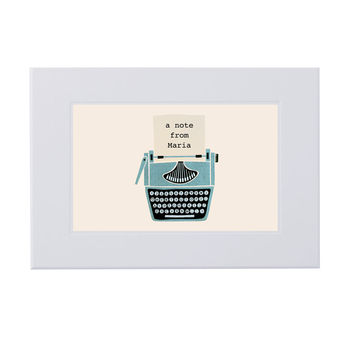 Personalised Typewriter Writing Set, 4 of 7