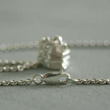 Silver Book Pile Necklace, 7 of 9
