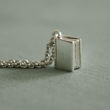 Book Necklace In Sterling Silver, 6 of 9