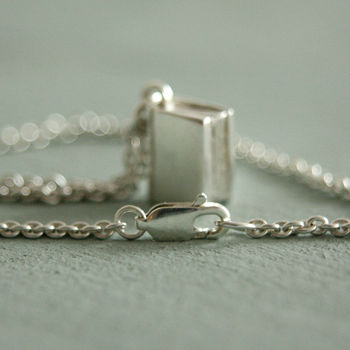 Book Necklace In Sterling Silver, 7 of 9