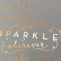 Personalised Foiled 'Sparkle' Print, thumbnail 3 of 8