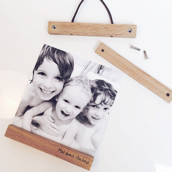 Oak Picture Hanger By Modo Creative | Notonthehighstreetcom