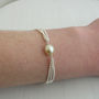 Freshwater Pearl Chained Bracelet, thumbnail 8 of 10
