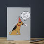 Border Terrier Birthday Card, thumbnail 2 of 2