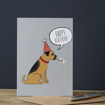 Border Terrier Birthday Card, 2 of 2