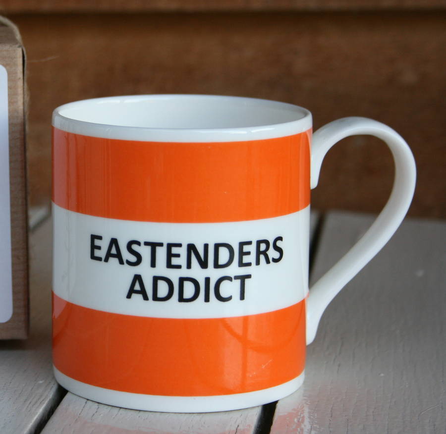 'Eastenders Addict' Fine Bone China Mug, 1 of 3