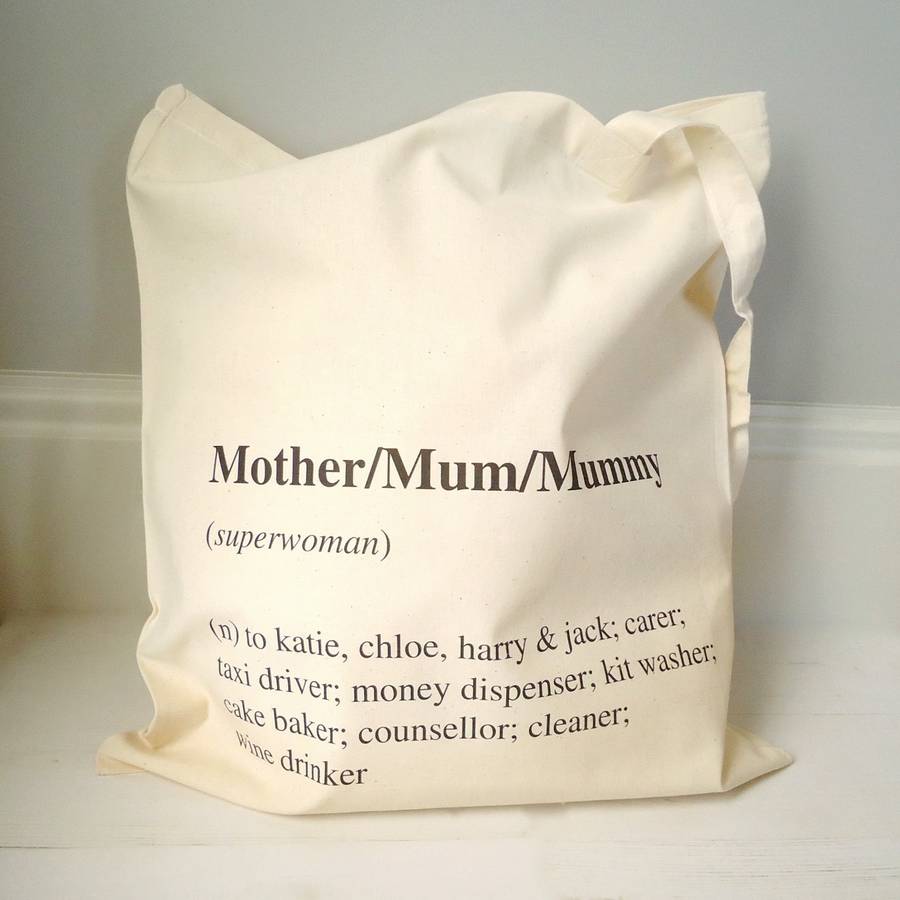 Personalised Mum Definition Tote Bag By Tailored Chocolates and Gifts ...