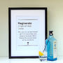 Dictionary Style Gin Quote Print, thumbnail 3 of 8