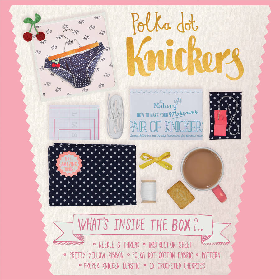 Make Your Own Polka Dot Knickers Set By The Little Blue Owl ...