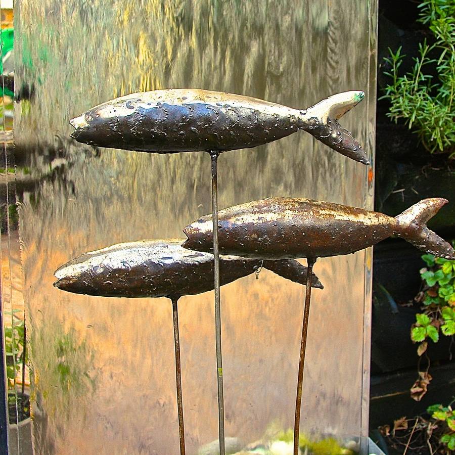 Sardine Garden Sculpture By London Garden Trading