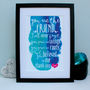 Personalised Unforgettable Friend Framed Print, thumbnail 2 of 8